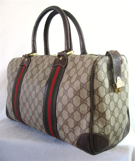 gucci large travel duffle shoulder bag|authentic gucci duffle bags.